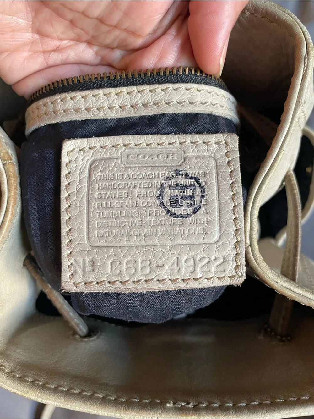 Coach Sonoma Leather Sling or Backpack Bag
